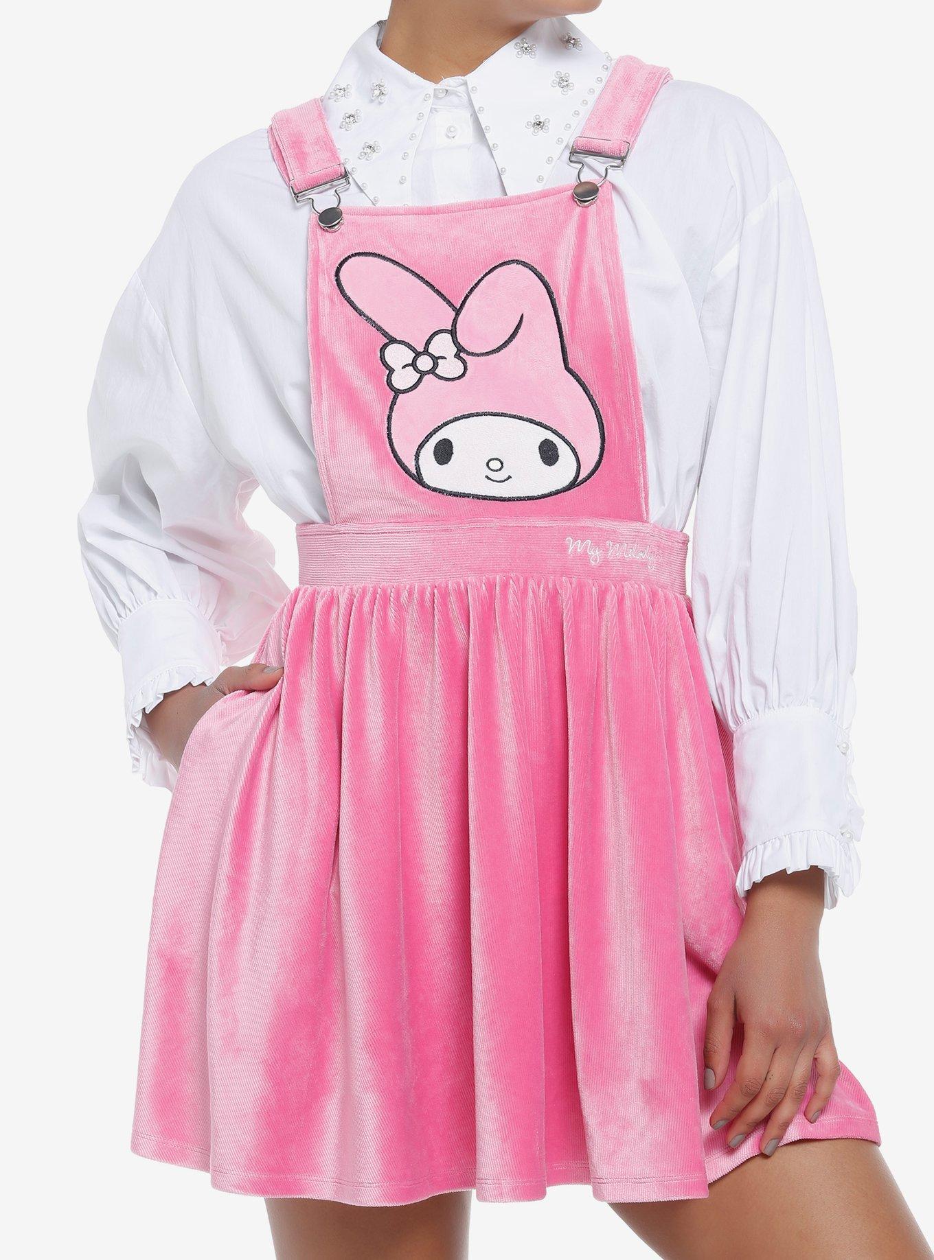 My Melody Pink Velvet Skirtall, MULTI, hi-res