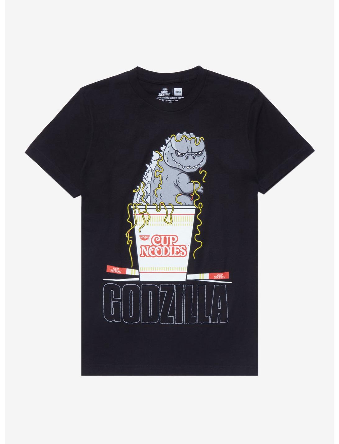 Nissin x Godzilla Cup Noodles Women's T-Shirt, BLACK, hi-res