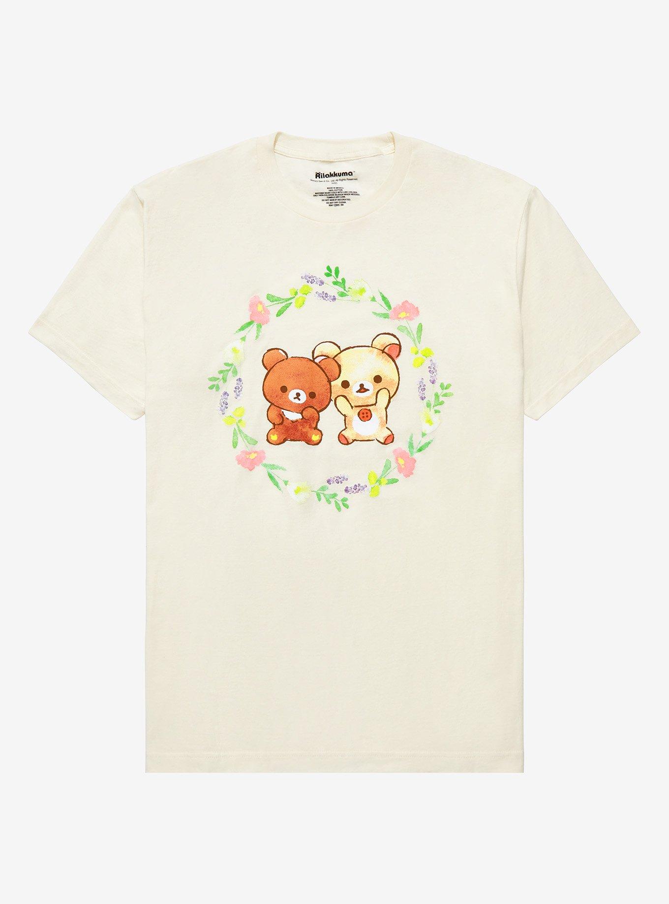 Rilakkuma & Korilakkuma Floral Women's T-Shirt - BoxLunch