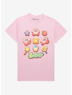 Nintendo Kirby Cookie Icons Women's T-Shirt - BoxLunch Exclusive, , hi-res
