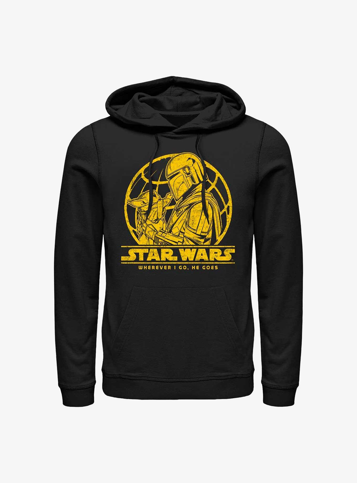 Star Wars The Mandalorian I Go He Goes Hoodie