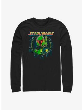Star Wars The Mandalorian Boba Badge Long-Sleeve T-Shirt, , hi-res