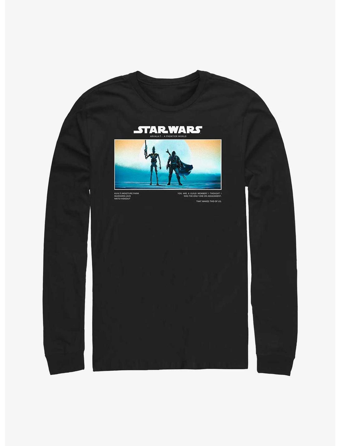 Star Wars The Mandalorian It Takes Two Long-Sleeve T-Shirt, BLACK, hi-res