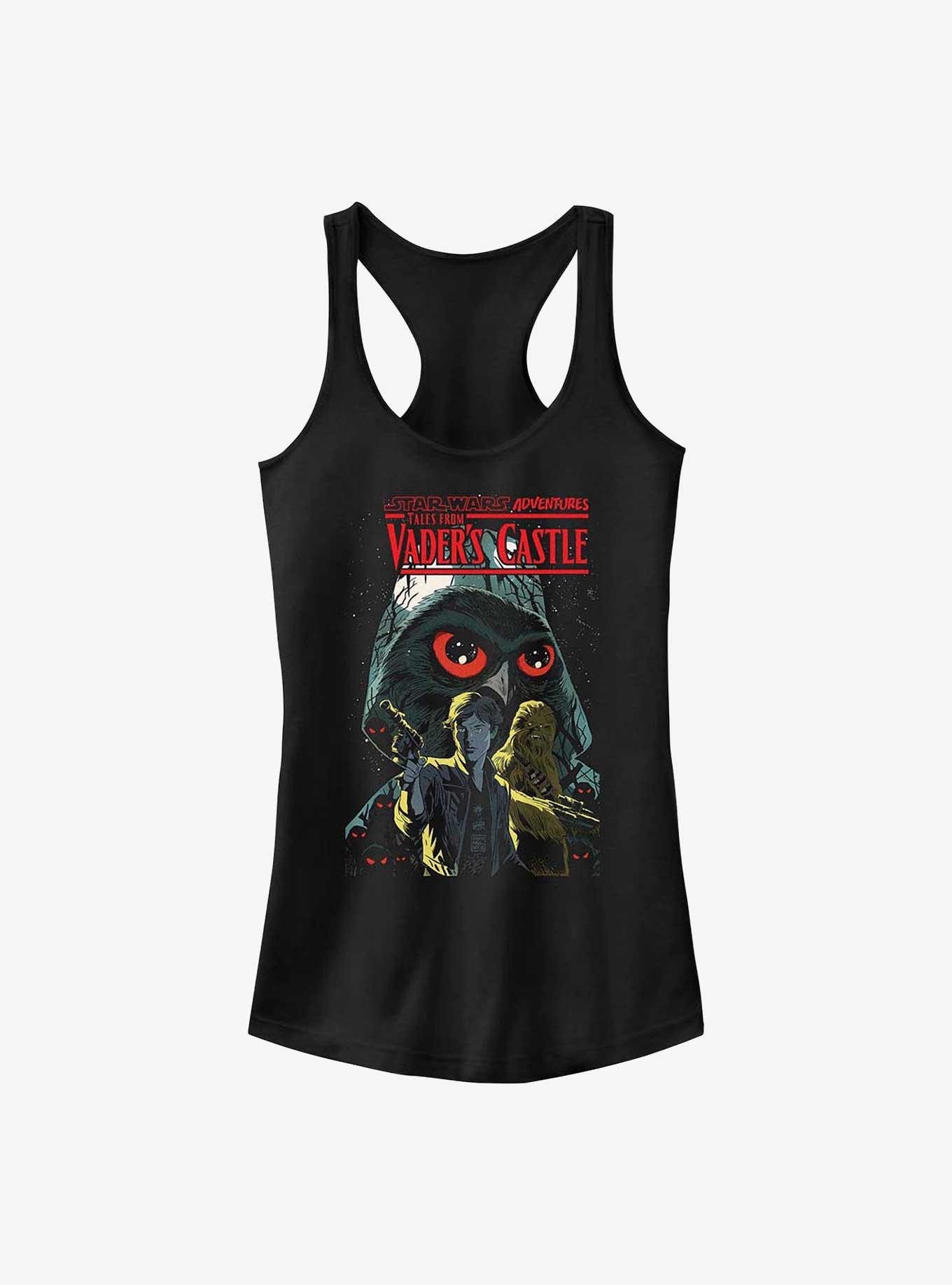 Star Wars Han Solo Castle Girls Tank, BLACK, hi-res