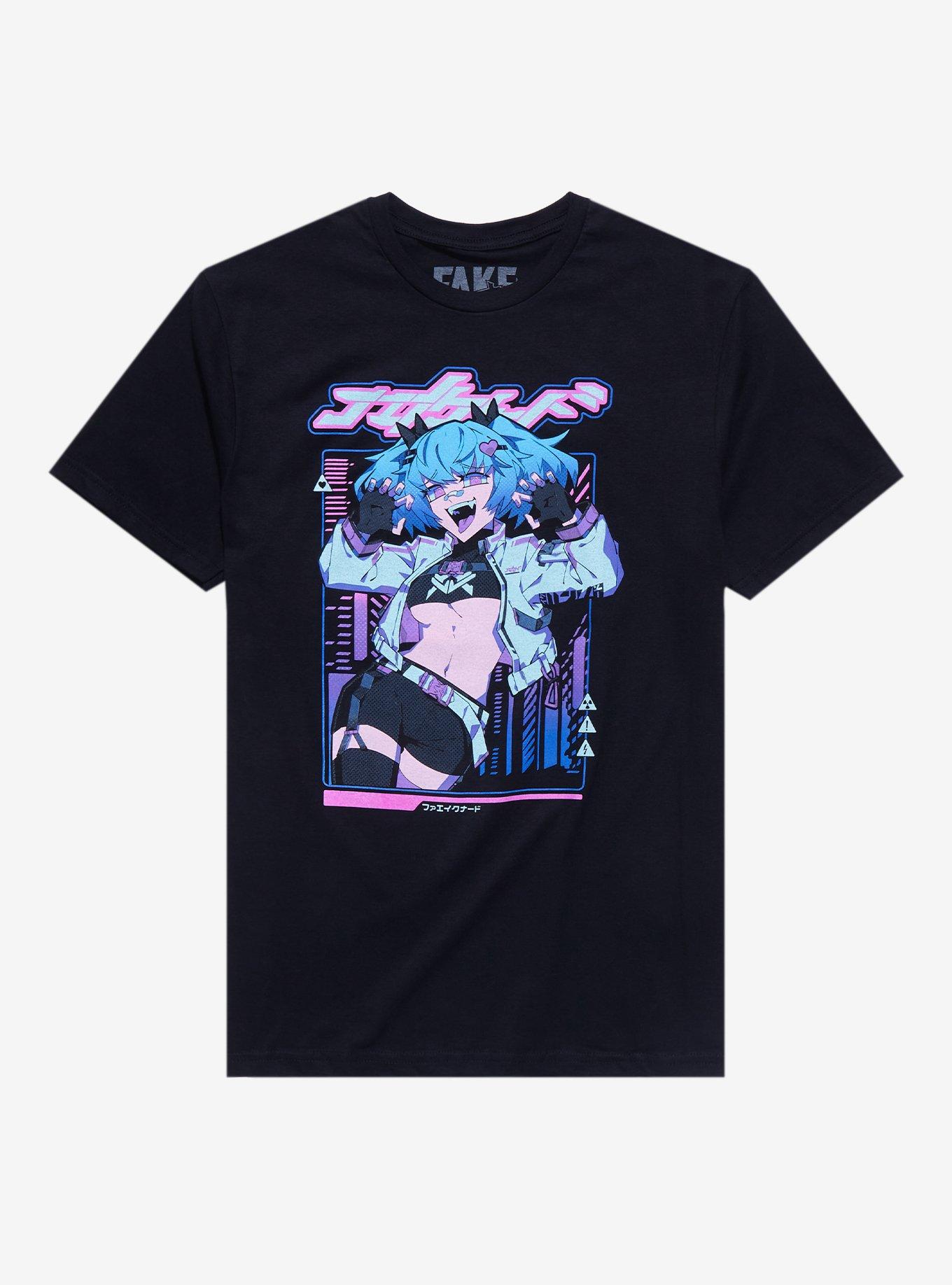 Anime Evil Smile T-shirt Essential T-Shirt for Sale by Sour-Neko
