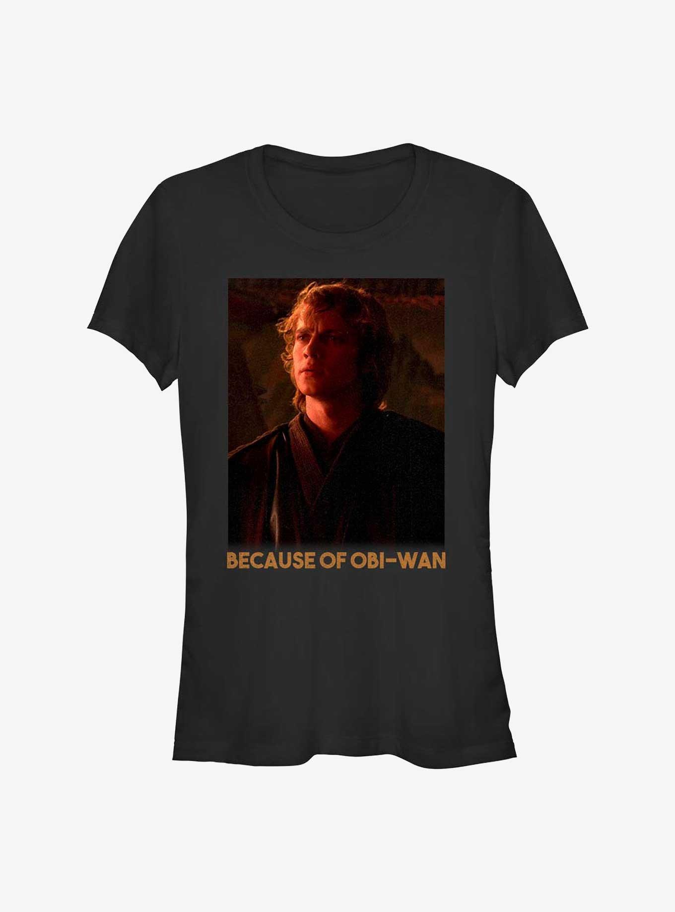 Star Wars Because Of Obi-Wan Girls T-Shirt, BLACK, hi-res