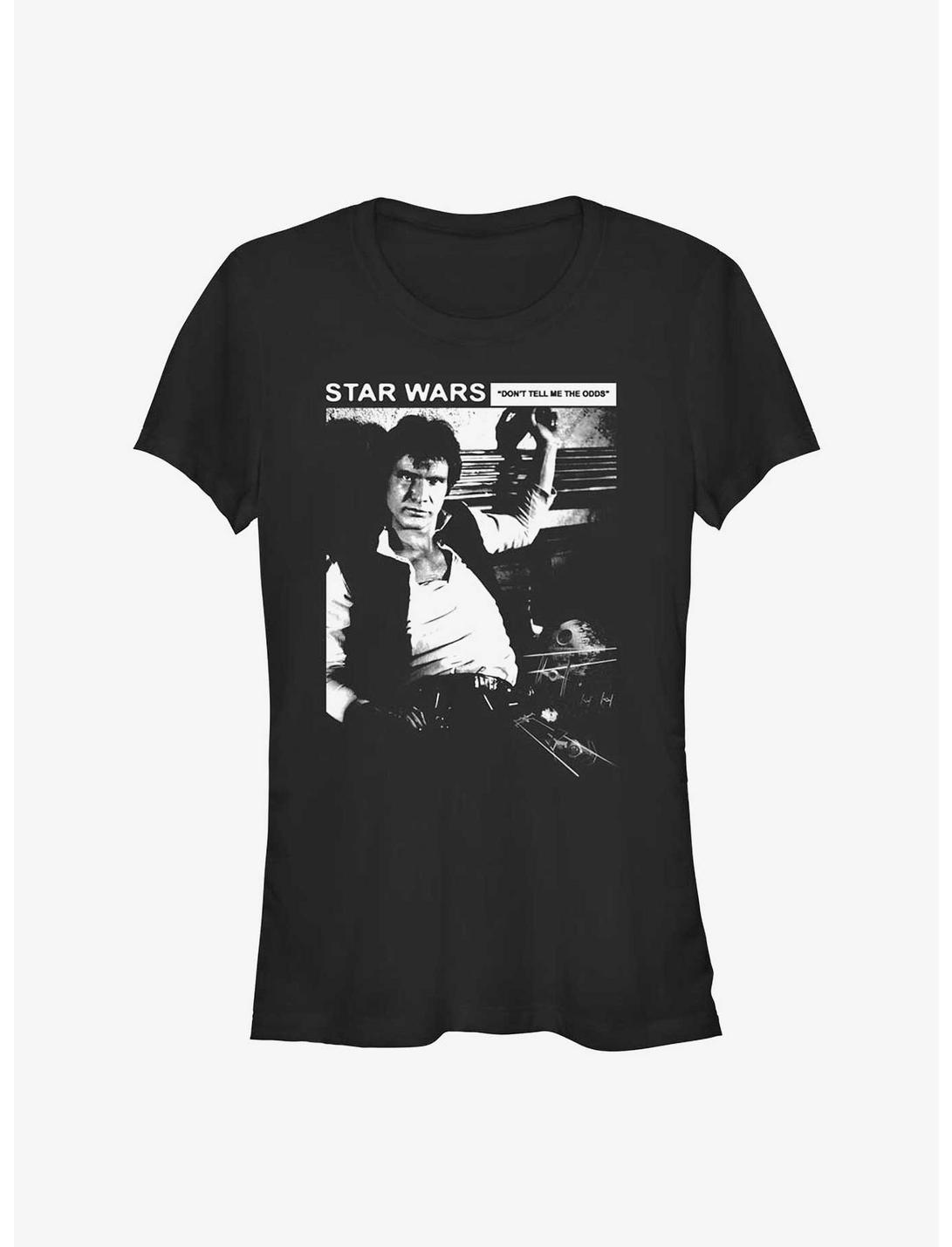 Star Wars Grunge Solo Girls T-Shirt, BLACK, hi-res