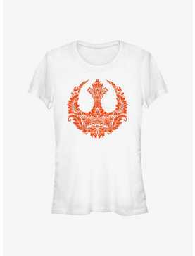 Star Wars Rebel Floral Symbol Girls T-Shirt, , hi-res