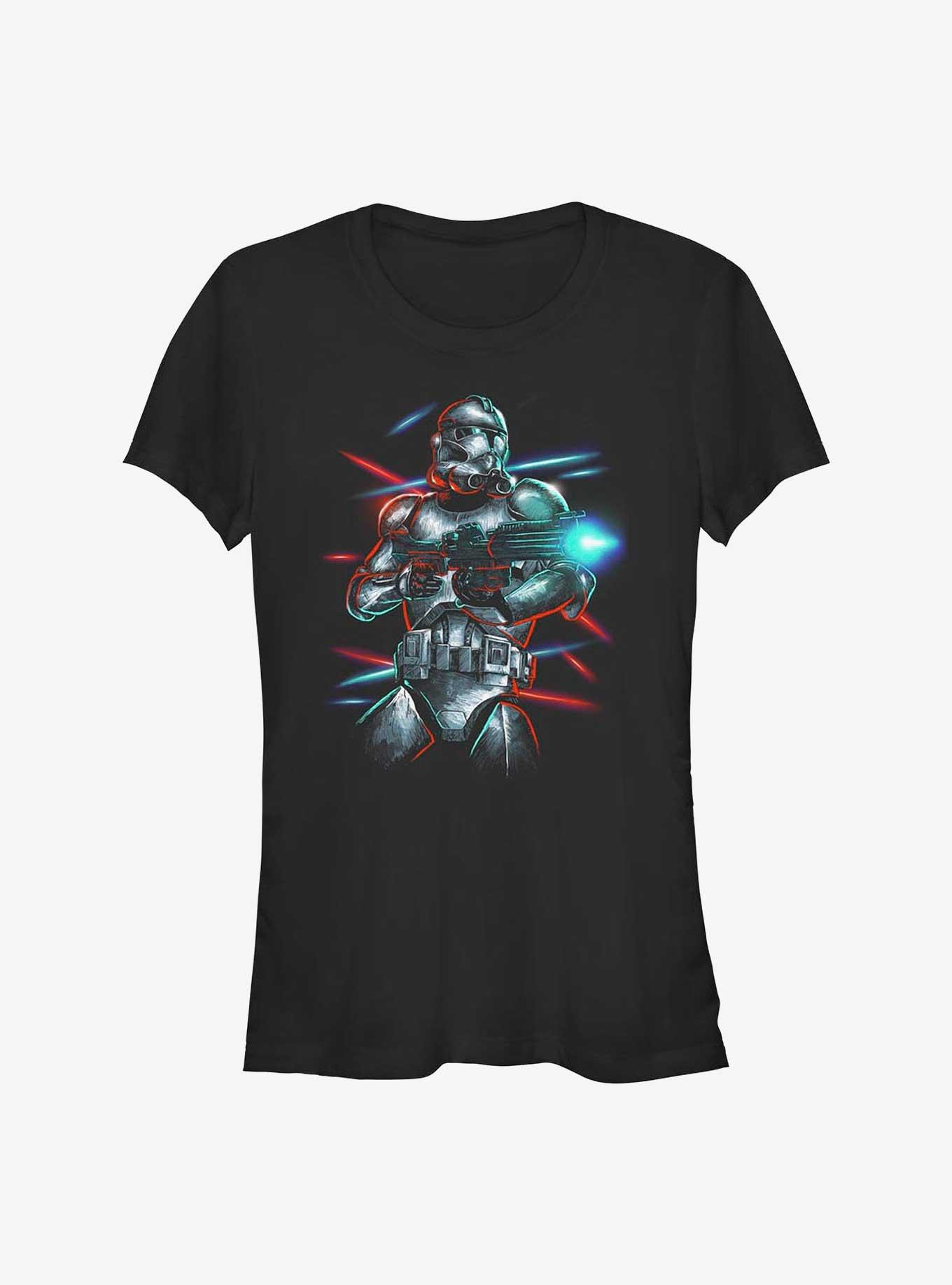 Star Wars Trooper Laser Girls T-Shirt, BLACK, hi-res