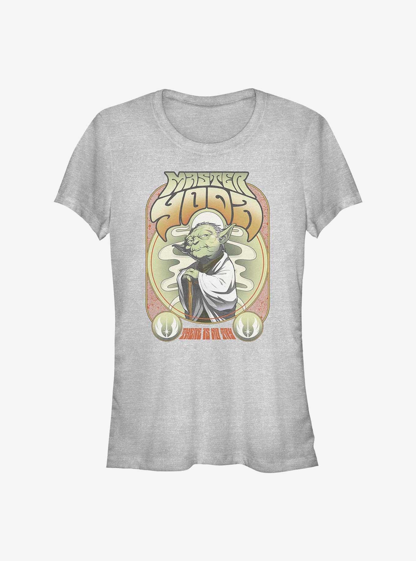 Star Wars Master Yoda Girls T-Shirt, ATH HTR, hi-res