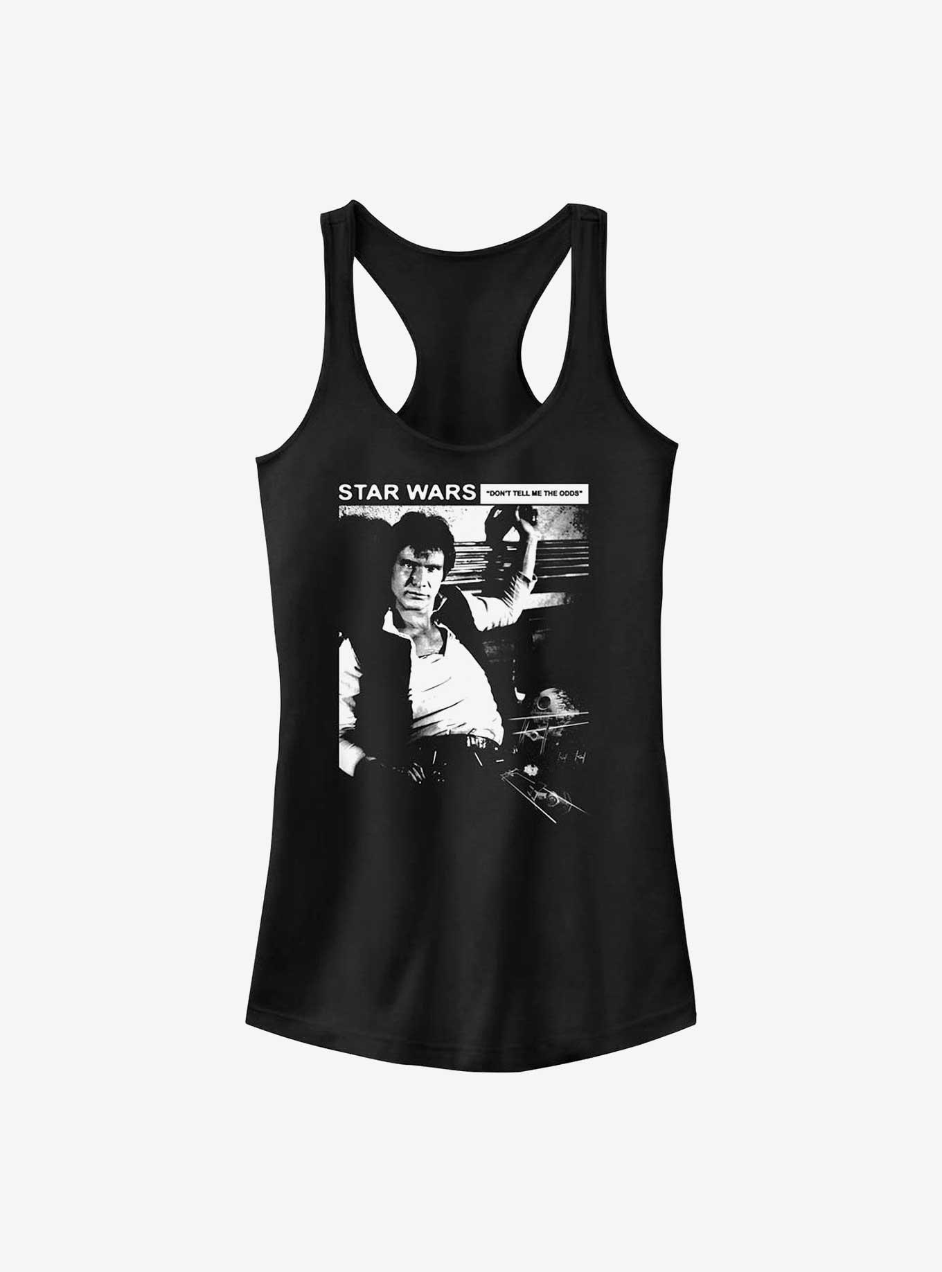 Star Wars Grunge Solo Girls Tank, BLACK, hi-res