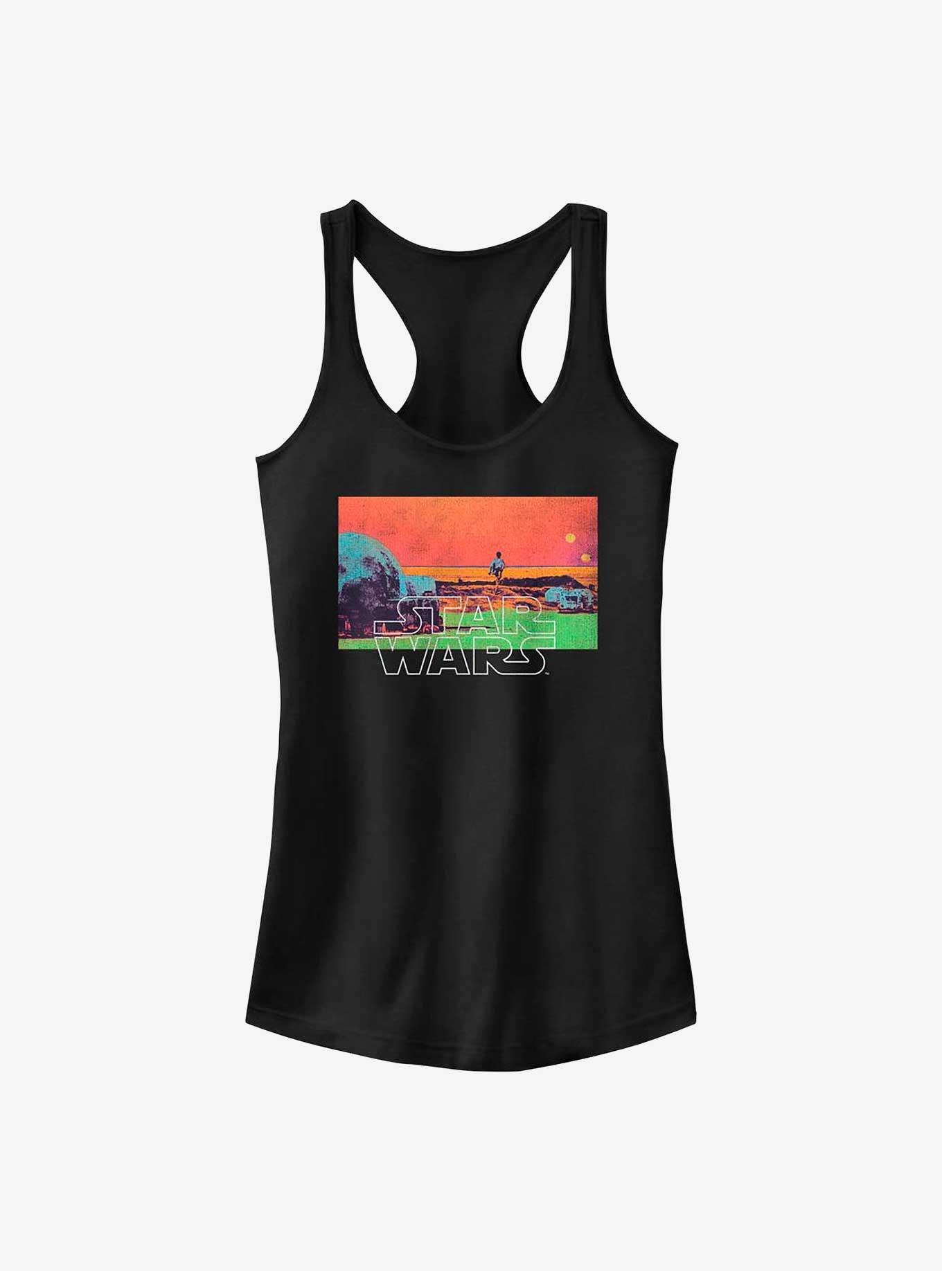 Star Wars Heatmap Girls Tank, BLACK, hi-res