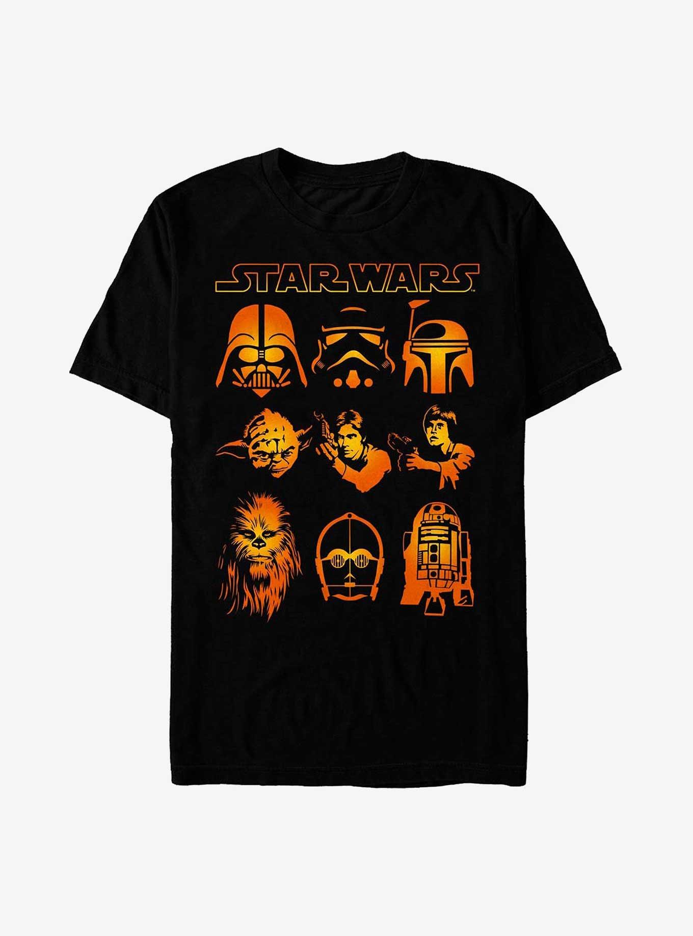 Star Wars Galaxy Faces T-Shirt