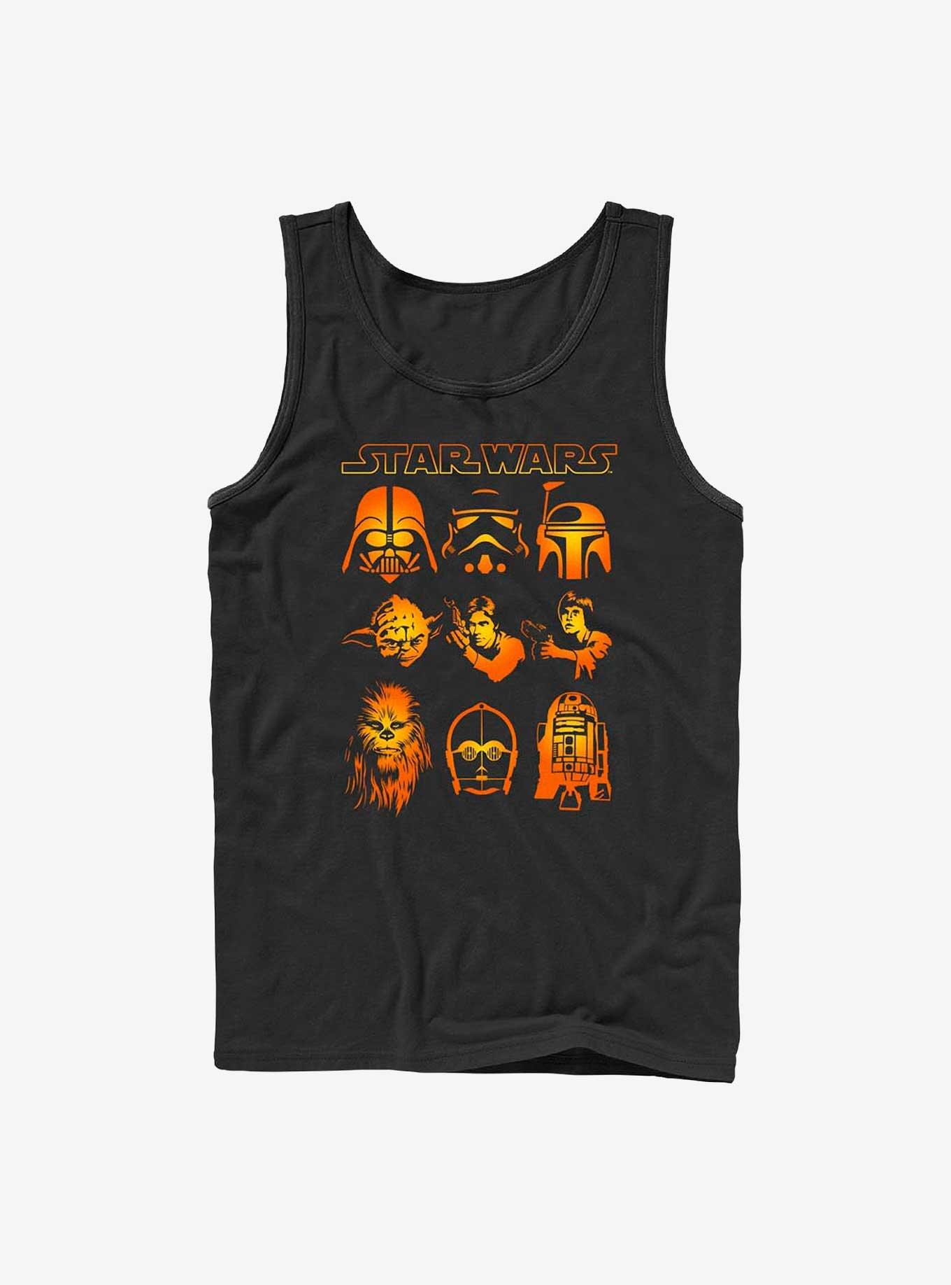 Star Wars Galaxy Faces Tank, BLACK, hi-res