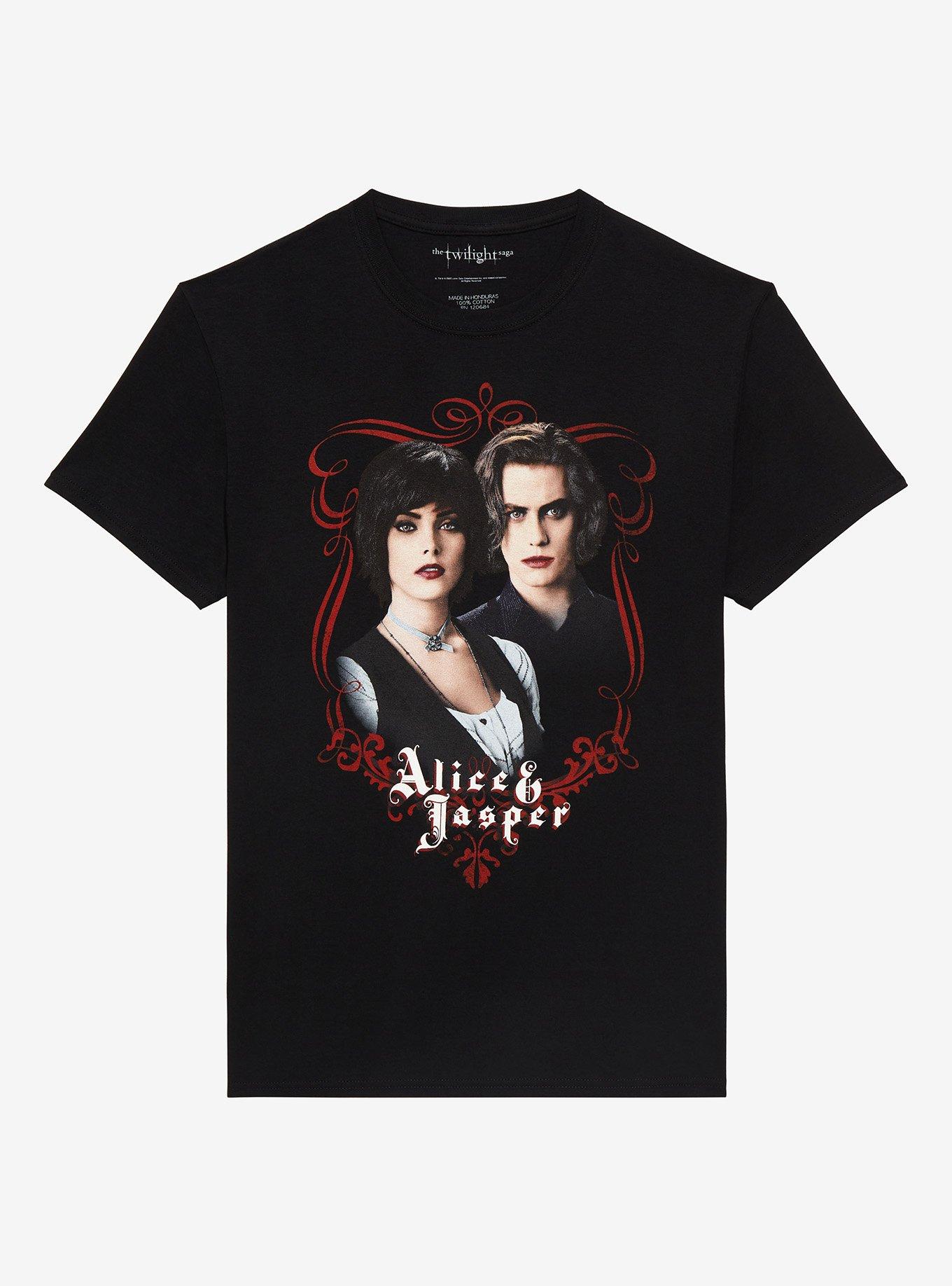 Twilight T Shirt Team Edward Cullen Womens Short Sleeve T Shirts Vampire  Romance Movies Graphic Tees, Black, Large : : Clothing, Shoes &  Accessories