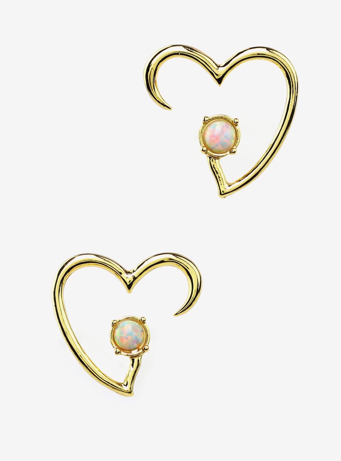 14G Steel Heart Claw Captive Hoop 2 Pack, , hi-res