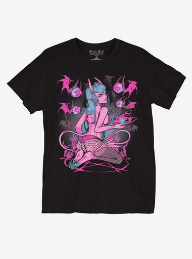 Shi-Chan Devil Girl T-Shirt By Pinku Kult | Hot Topic