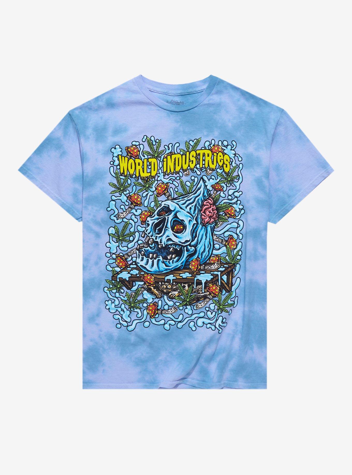 World Industries Skull Tie-Dye T-Shirt, MULTI, hi-res