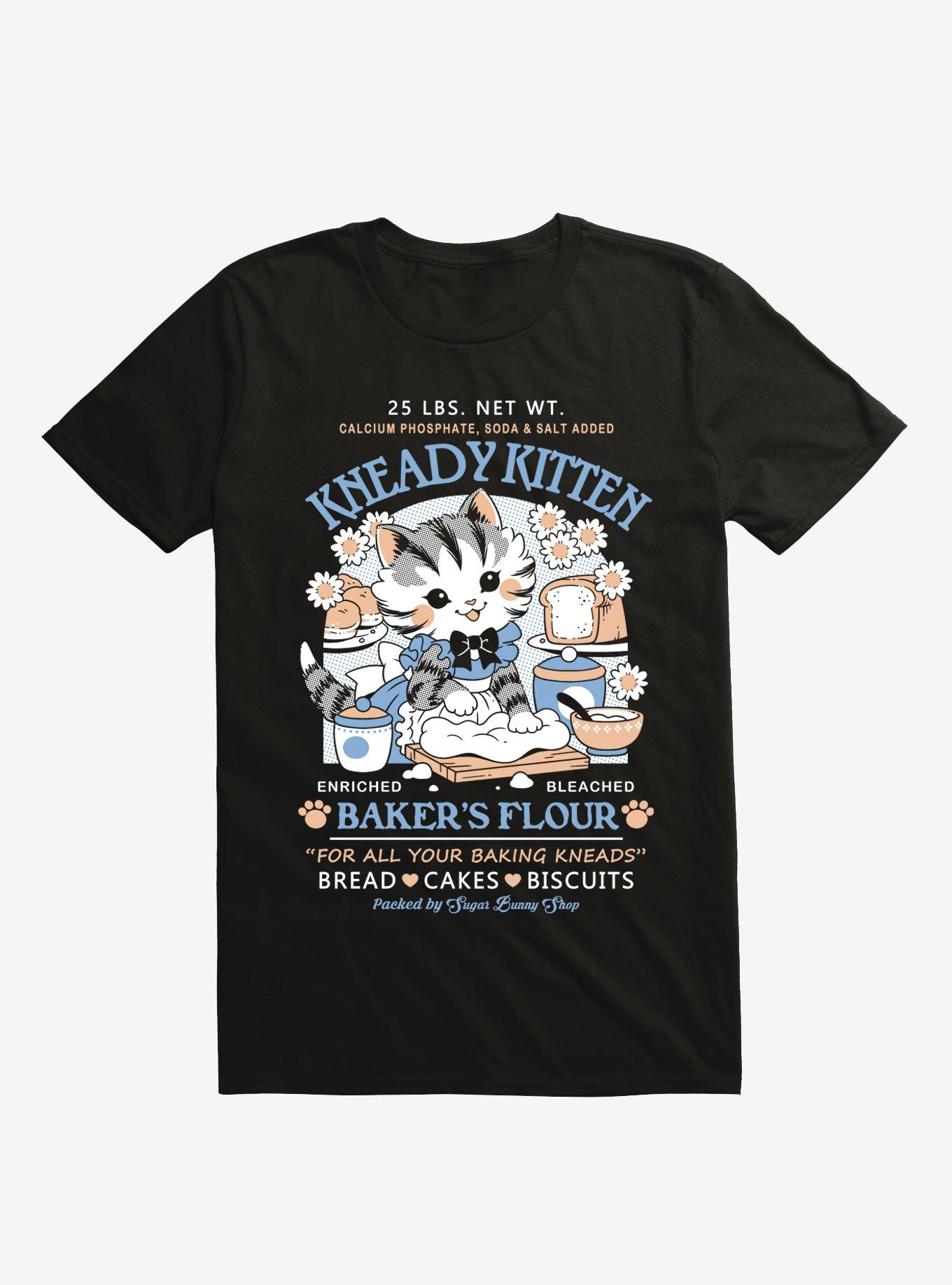 Kneady Kitten Baker's Flour Shirt – Sugar Bunny Shop