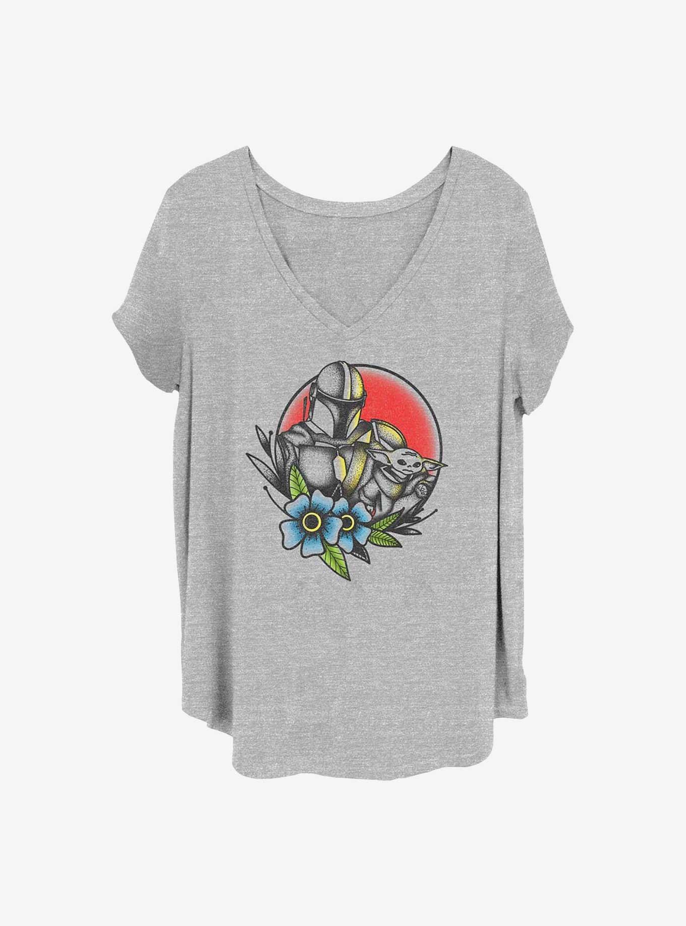 Star Wars The Mandalorian Hunter and Bounty Girls T-Shirt Plus Size, , hi-res
