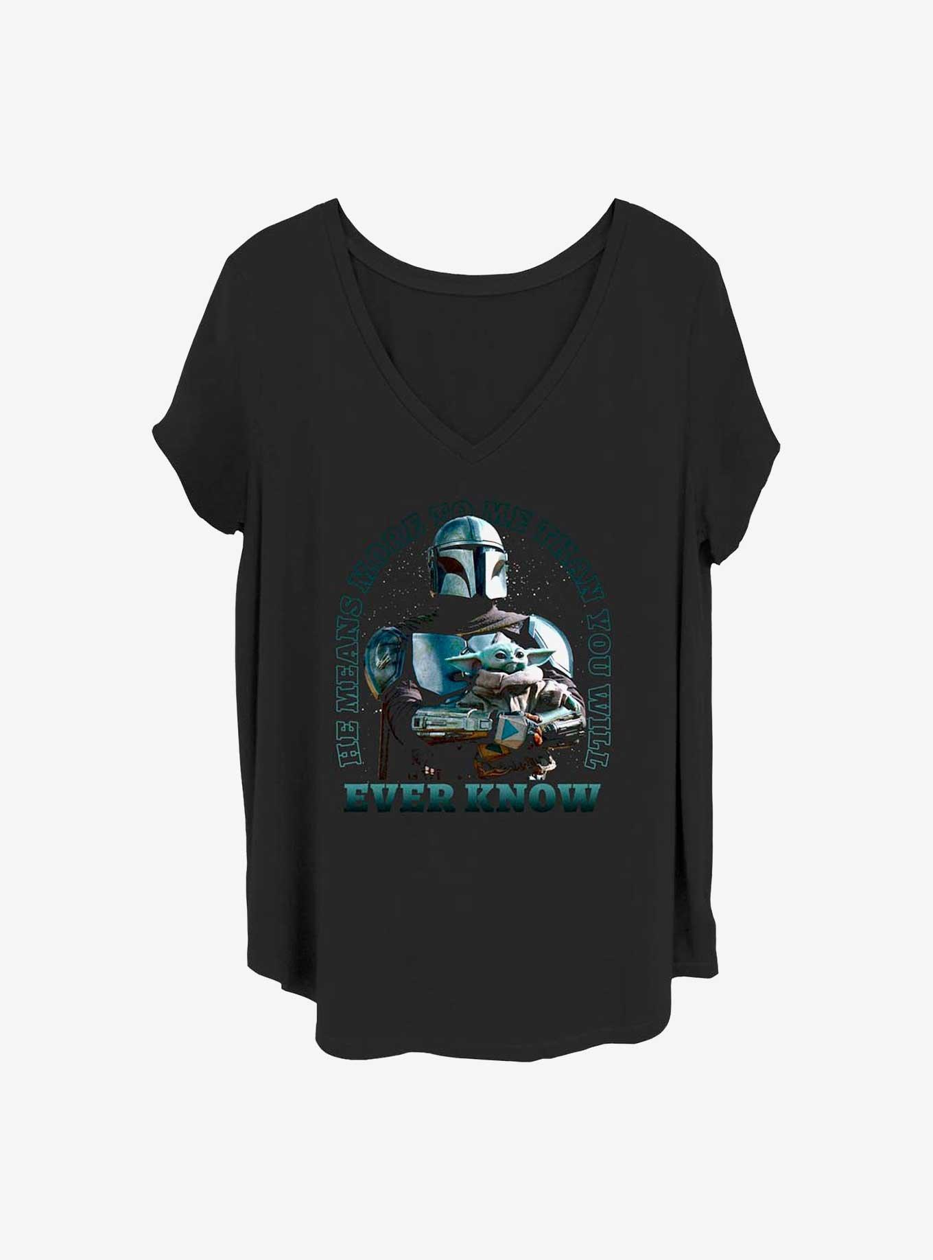 Star Wars The Mandalorian Meaningful Girls T-Shirt Plus