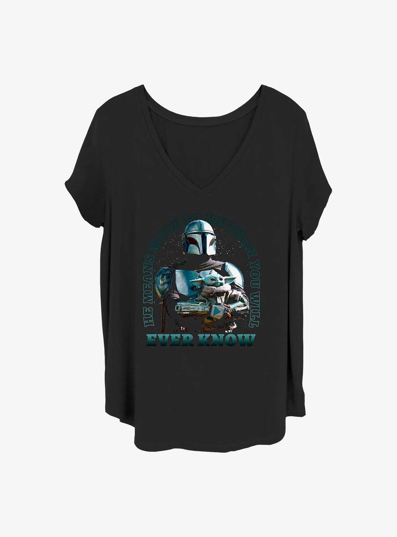 Star Wars The Mandalorian Meaningful Girls T-Shirt Plus Size, , hi-res