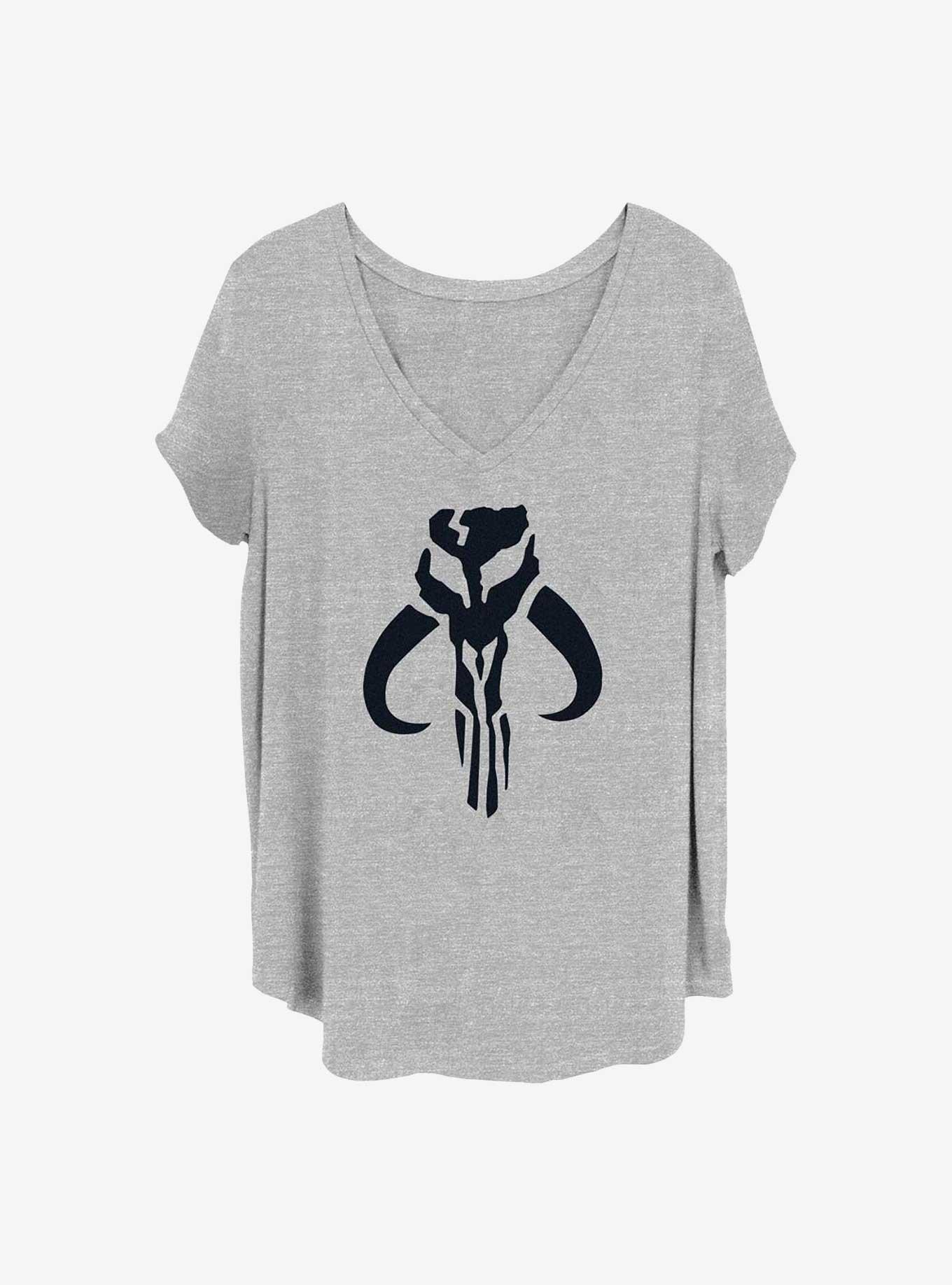 Star Wars The Mandalorian Mudhorn Signet Girls T-Shirt Plus Size, HEATHER GR, hi-res