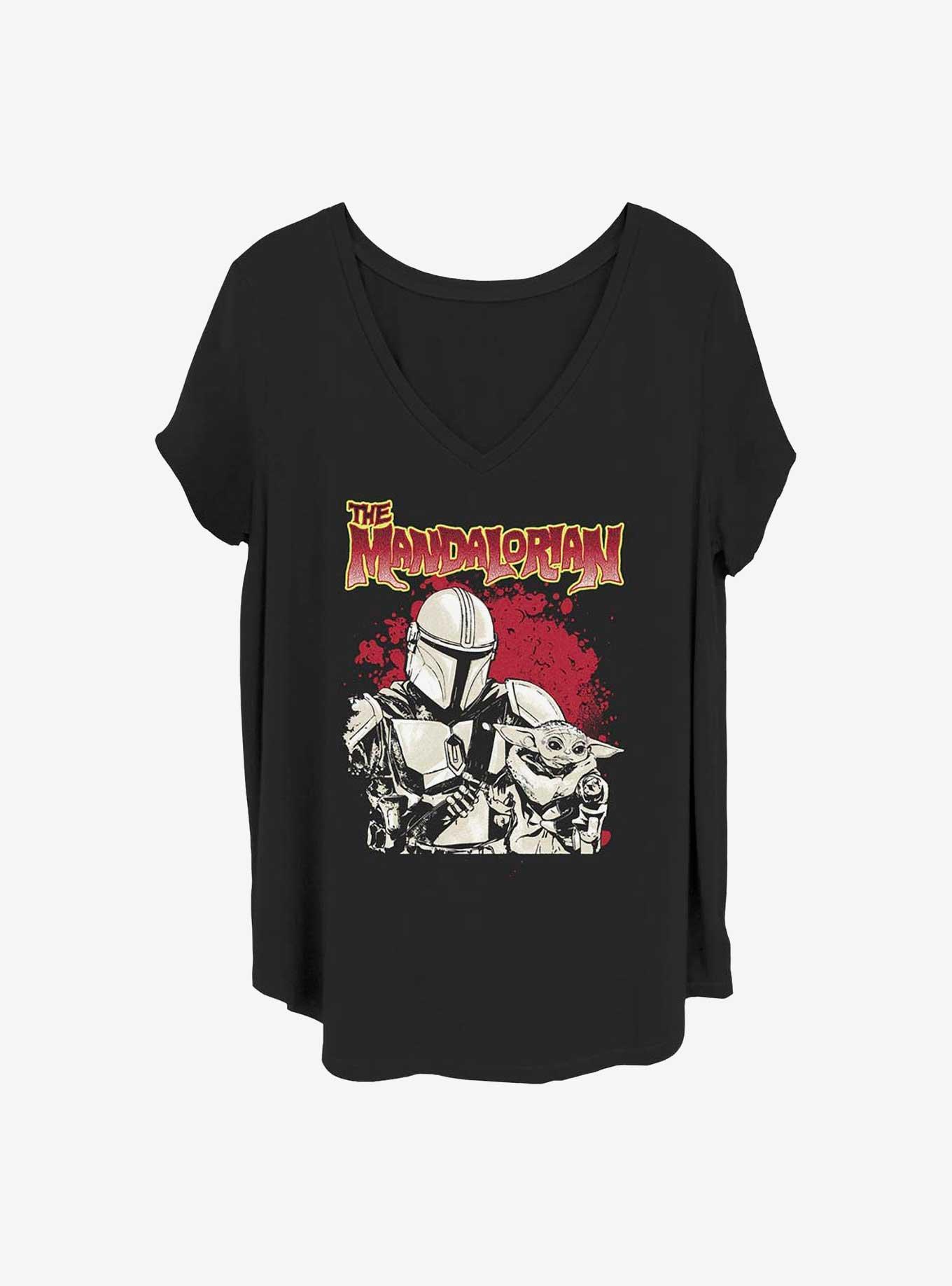 Star Wars The Mandalorian Nice Pair Girls T-Shirt Plus