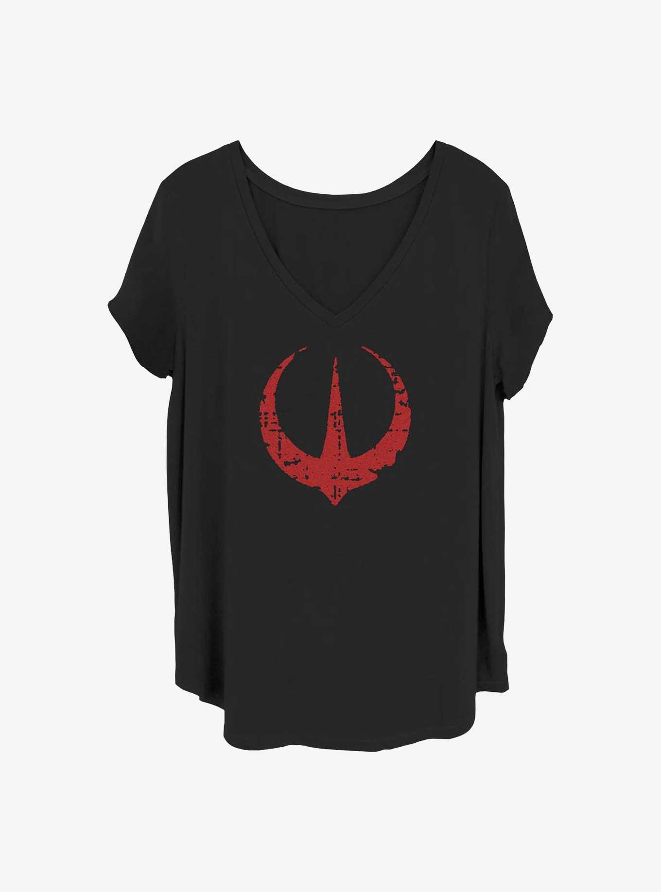 Star Wars Andor Symbol Girls T-Shirt Plus Size, BLACK, hi-res