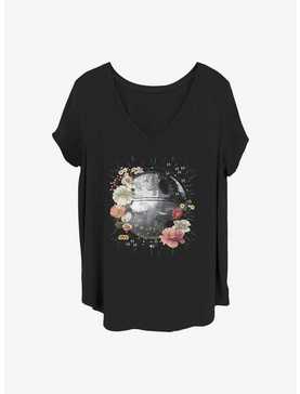 Star Wars Floral Death Star Girls T-Shirt Plus Size, , hi-res