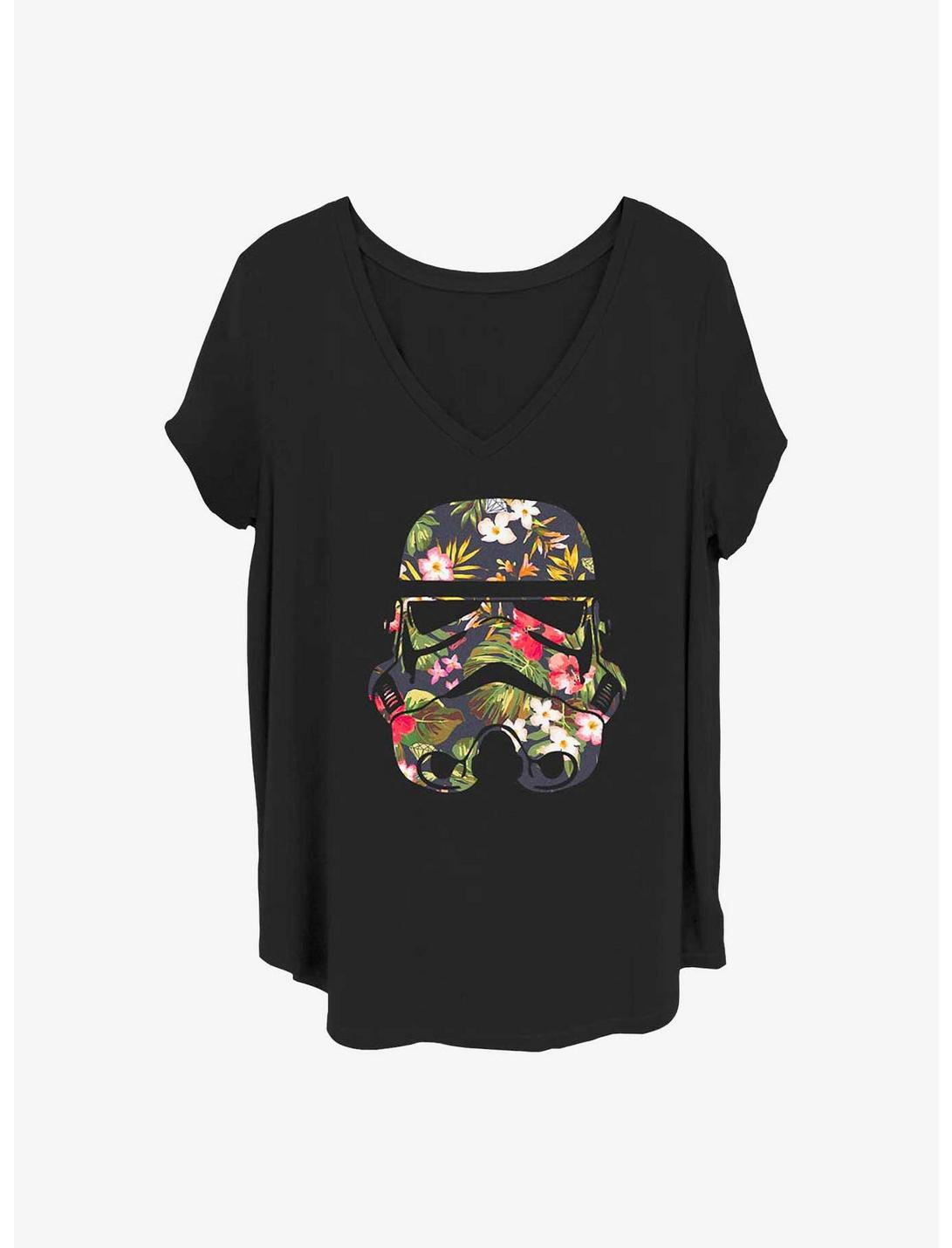 Star Wars Flower Storm Girls T-Shirt Plus Size, BLACK, hi-res