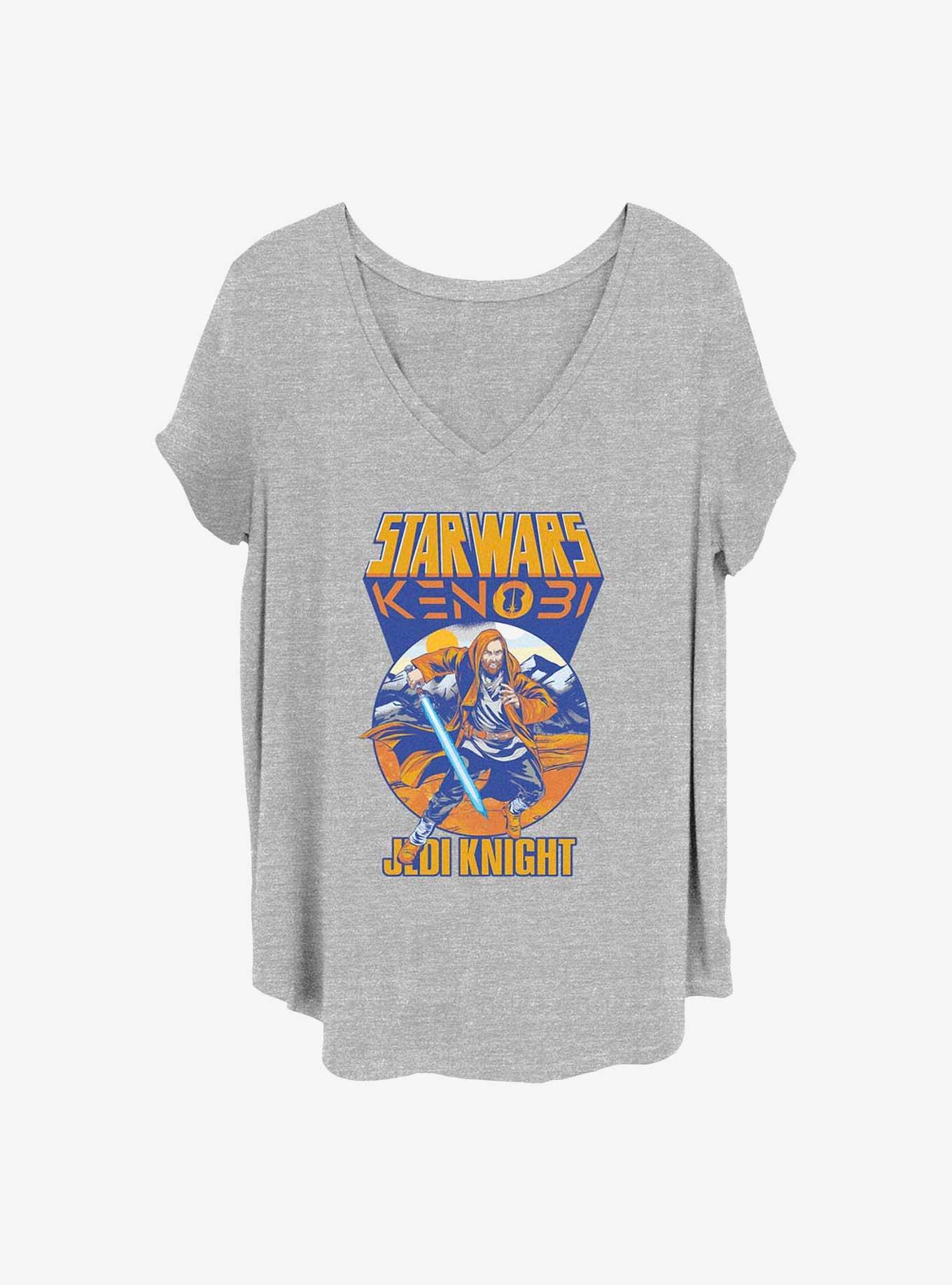 Star Wars Kenobi Forever Girls T-Shirt Plus Size, HEATHER GR, hi-res