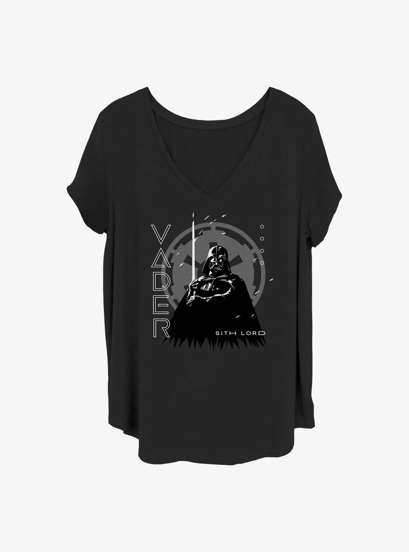 Star Wars Lord Vader Girls T-Shirt Plus Size, BLACK, hi-res