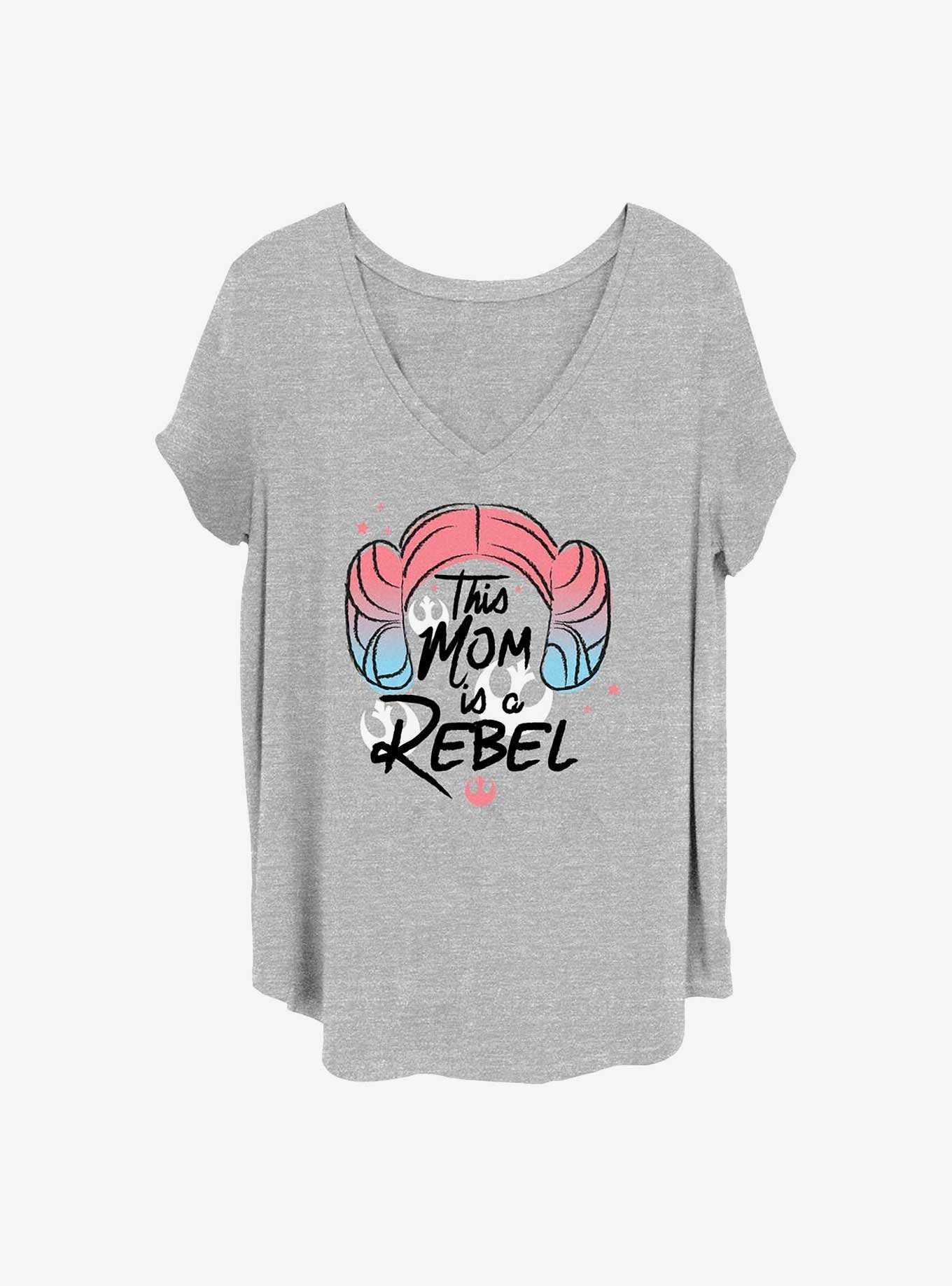 Star Wars Rebel Leia Mom Girls T-Shirt Plus Size, , hi-res