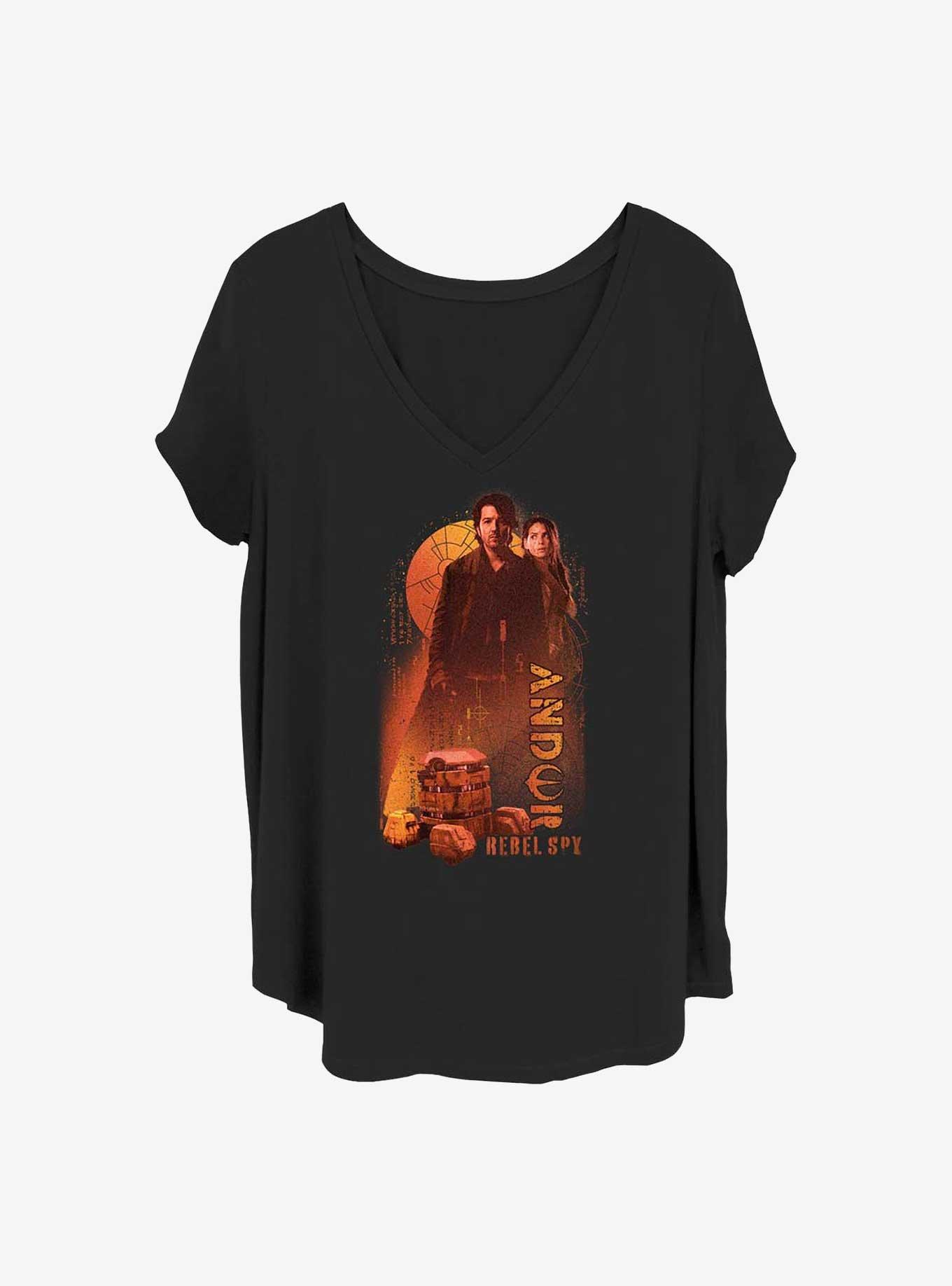 Star Wars Rebel Rebellion Girls T-Shirt Plus Size, BLACK, hi-res