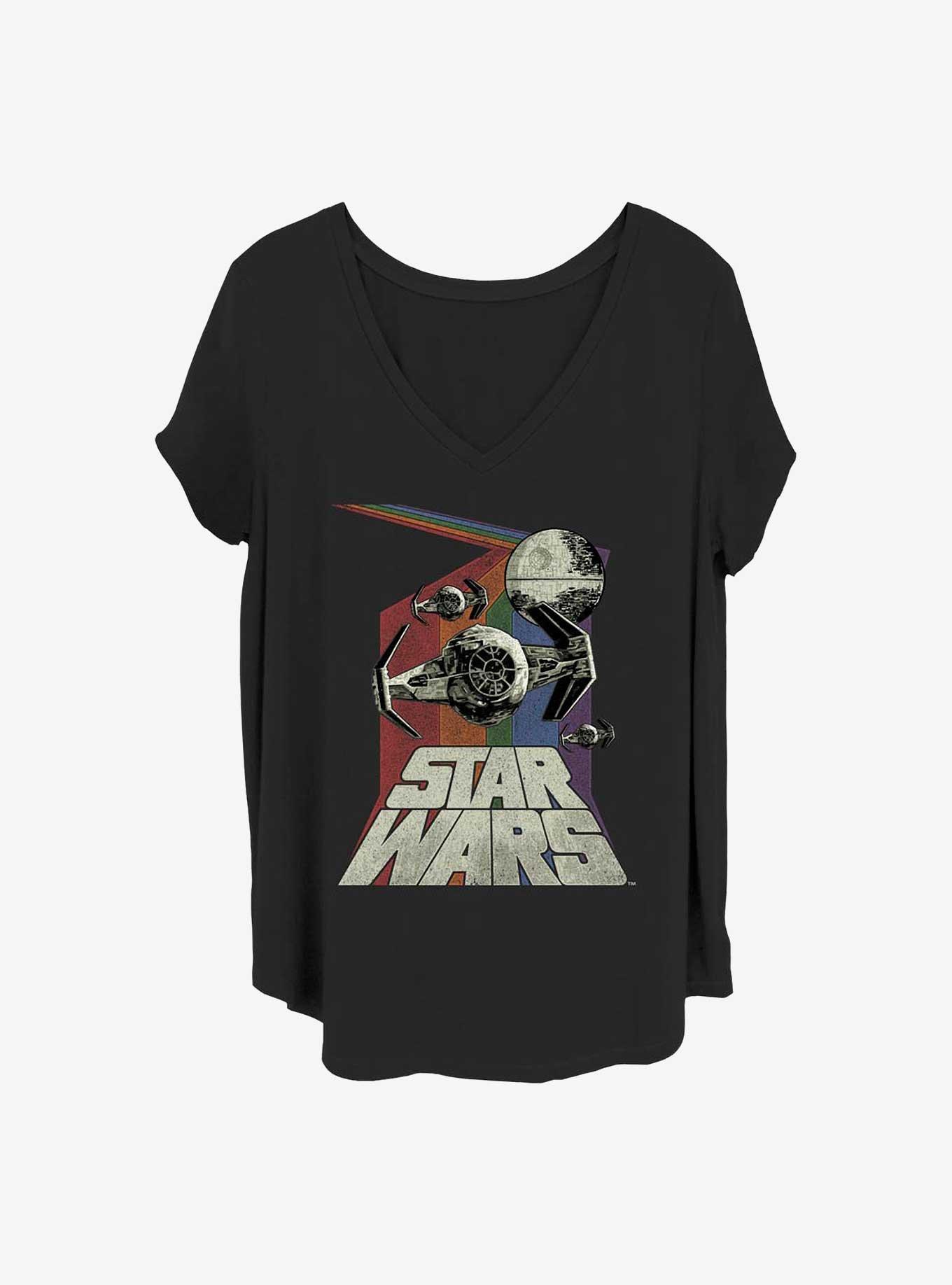 Star Wars Retro Wars Girls T-Shirt Plus Size