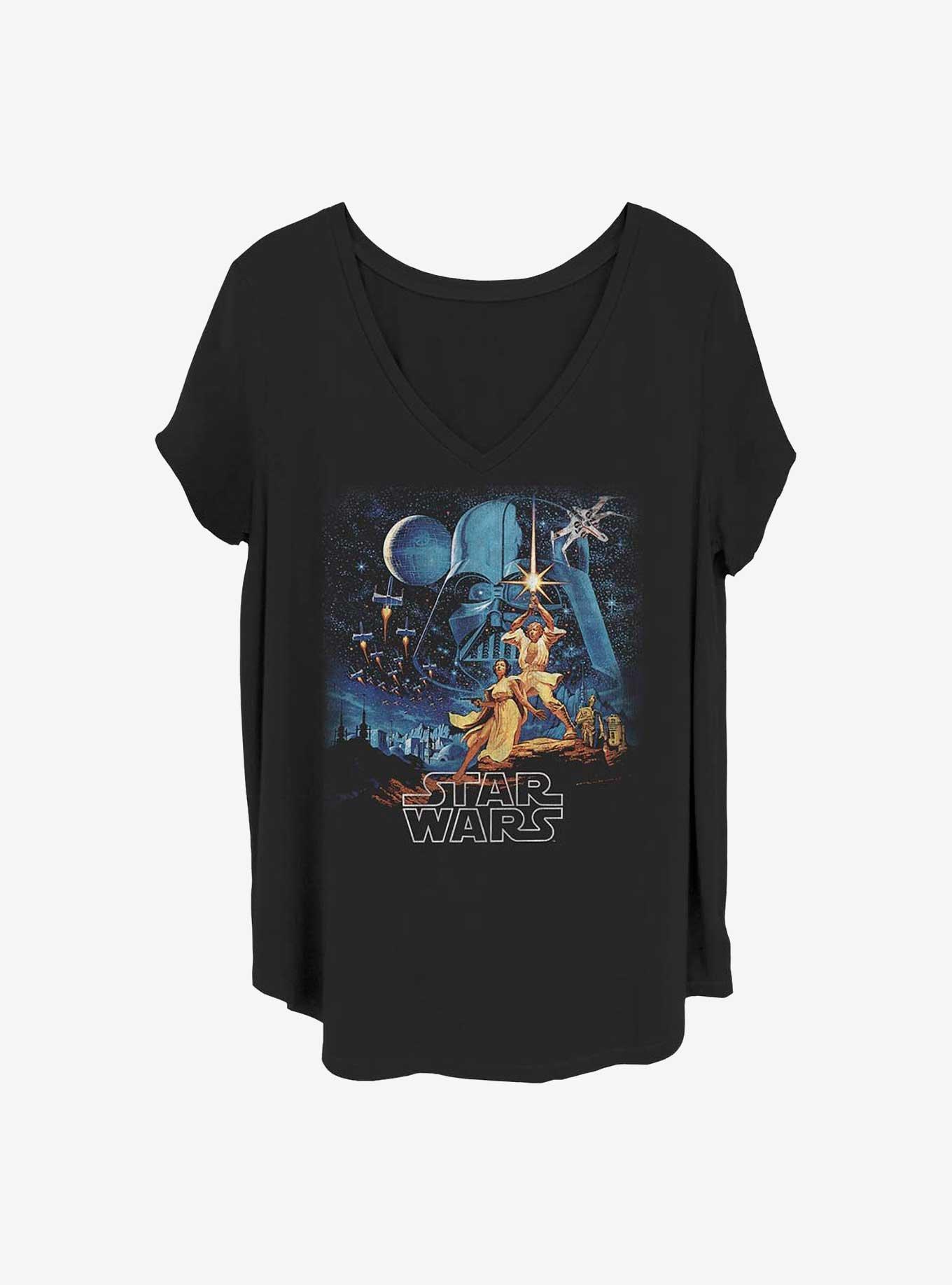 Star Wars Skywalkers Girls T-Shirt Plus Size, BLACK, hi-res