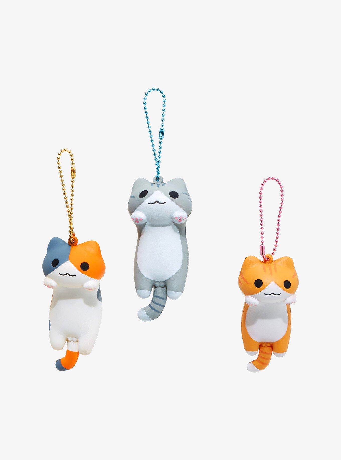 Hamee Niconico Nekomura Assorted Blind Squishy Cat Key Chain, , hi-res