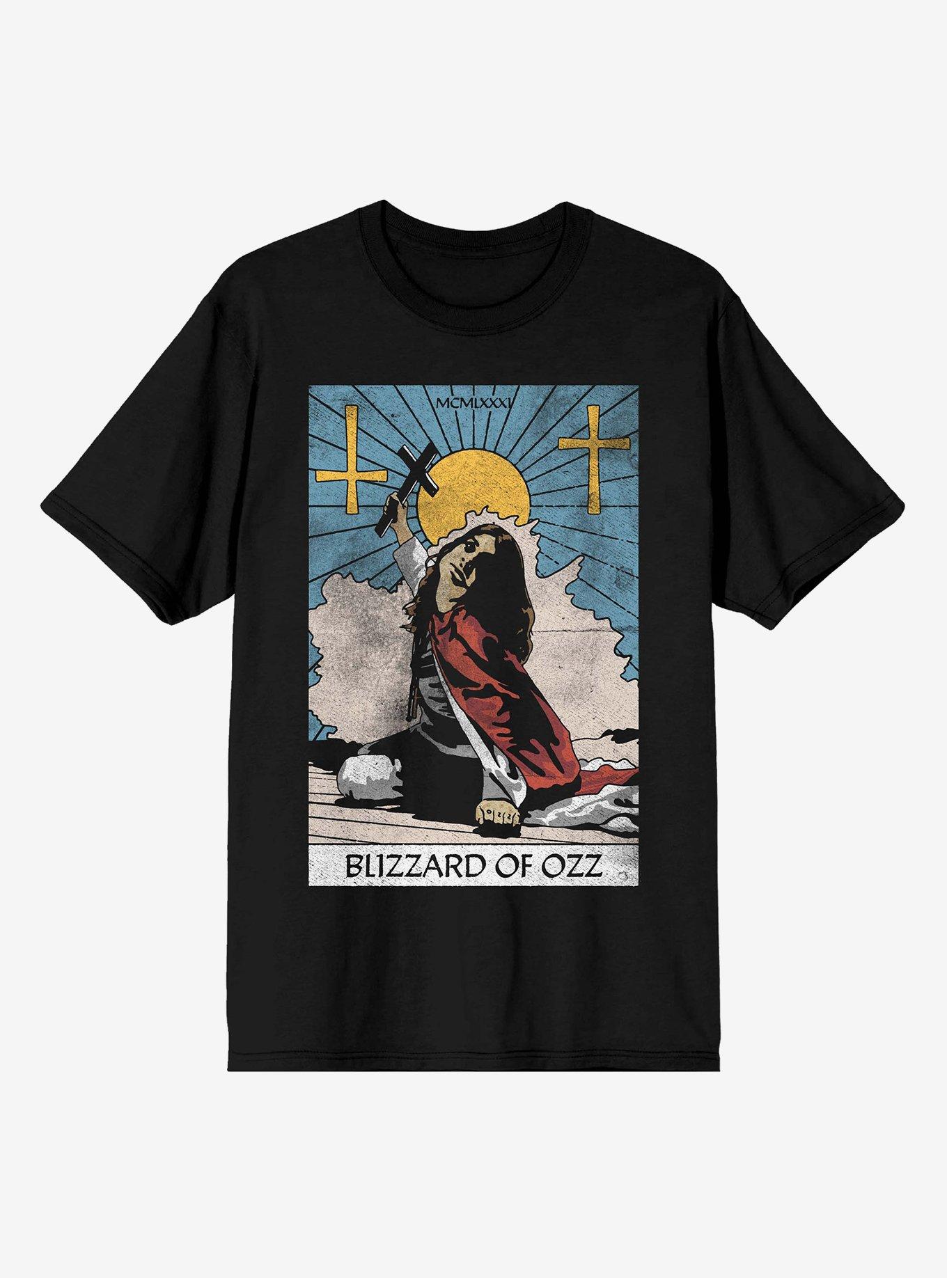 Ozzy Osbourne Blizzard Of Ozz Boyfriend Fit Girls T-Shirt, BLACK, hi-res