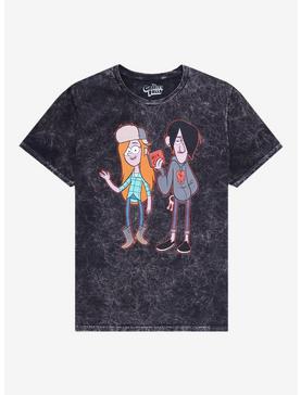 Disney Gravity Falls Wendy & Robbie Wash Boyfriend Fit Girls T-Shirt, , hi-res