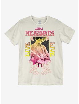 Jimi Hendrix Live Boyfriend Fit Girls T-Shirt, , hi-res