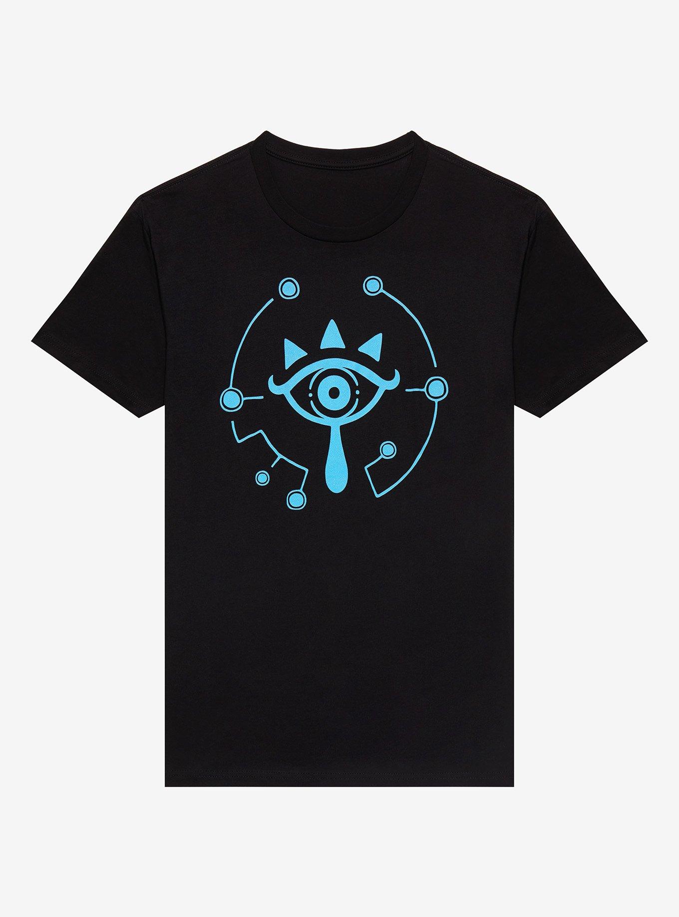 The Legend Of Zelda Eye Of The Sheikah Symbol T-Shirt, BLACK, hi-res