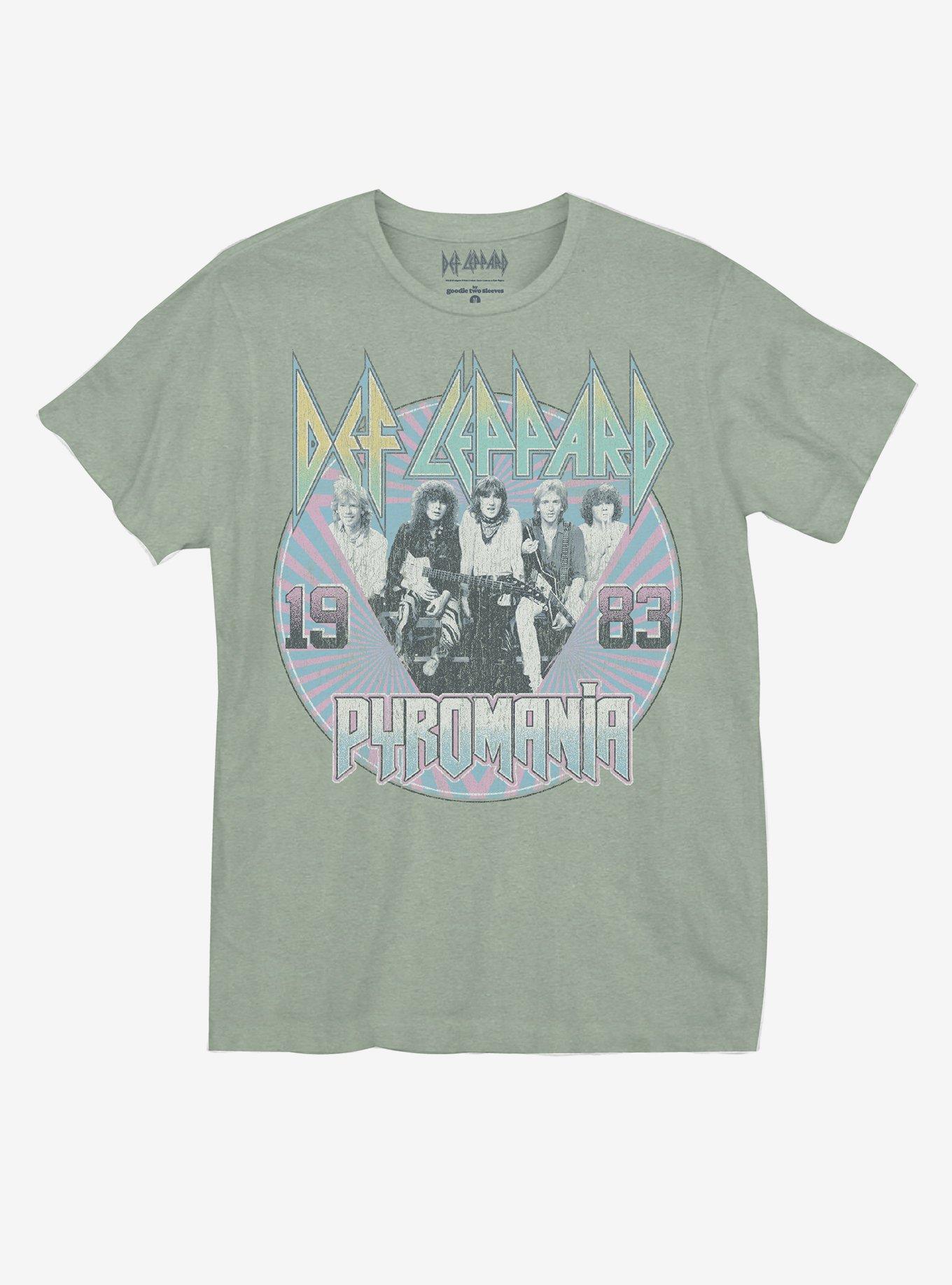Def Leppard 1983 Pyromania Tour Boyfriend Fit Girls T-Shirt