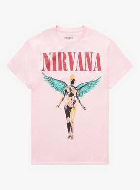 Nirvana In Utero Pastel Boyfriend Fit Girls T-Shirt, , hi-res