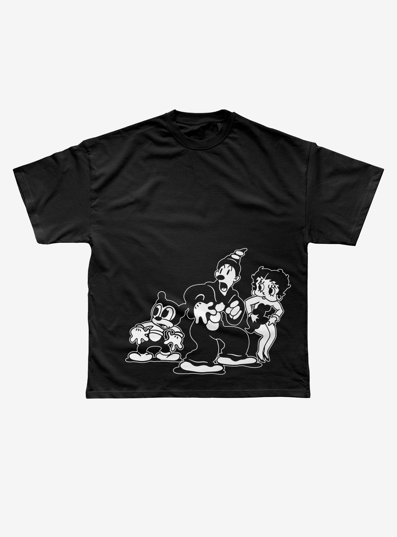 Koko The Clown Betty Boop T-Shirt, BLACK, hi-res