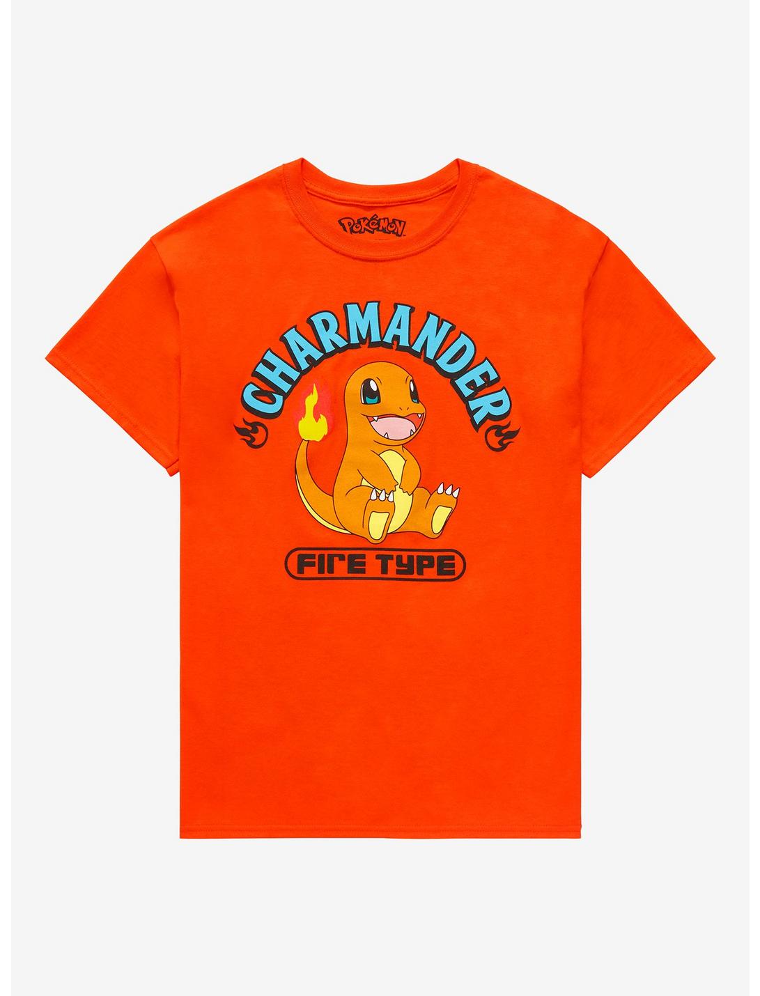 Pokemon Charmander Fire Type T-Shirt, ORANGE, hi-res