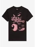 The Nightmare Before Christmas Wonderful Nightmare T-Shirt, BLACK, hi-res
