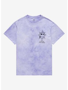 Plus Size The Nightmare Before Christmas Jack Skellington Web Purple Tie-Dye T-Shirt, , hi-res
