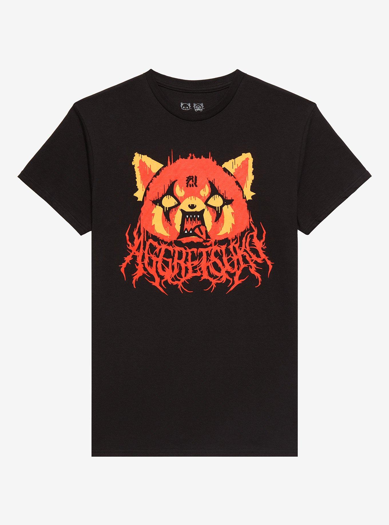 Aggretsuko Rage T-Shirt, BLACK, hi-res