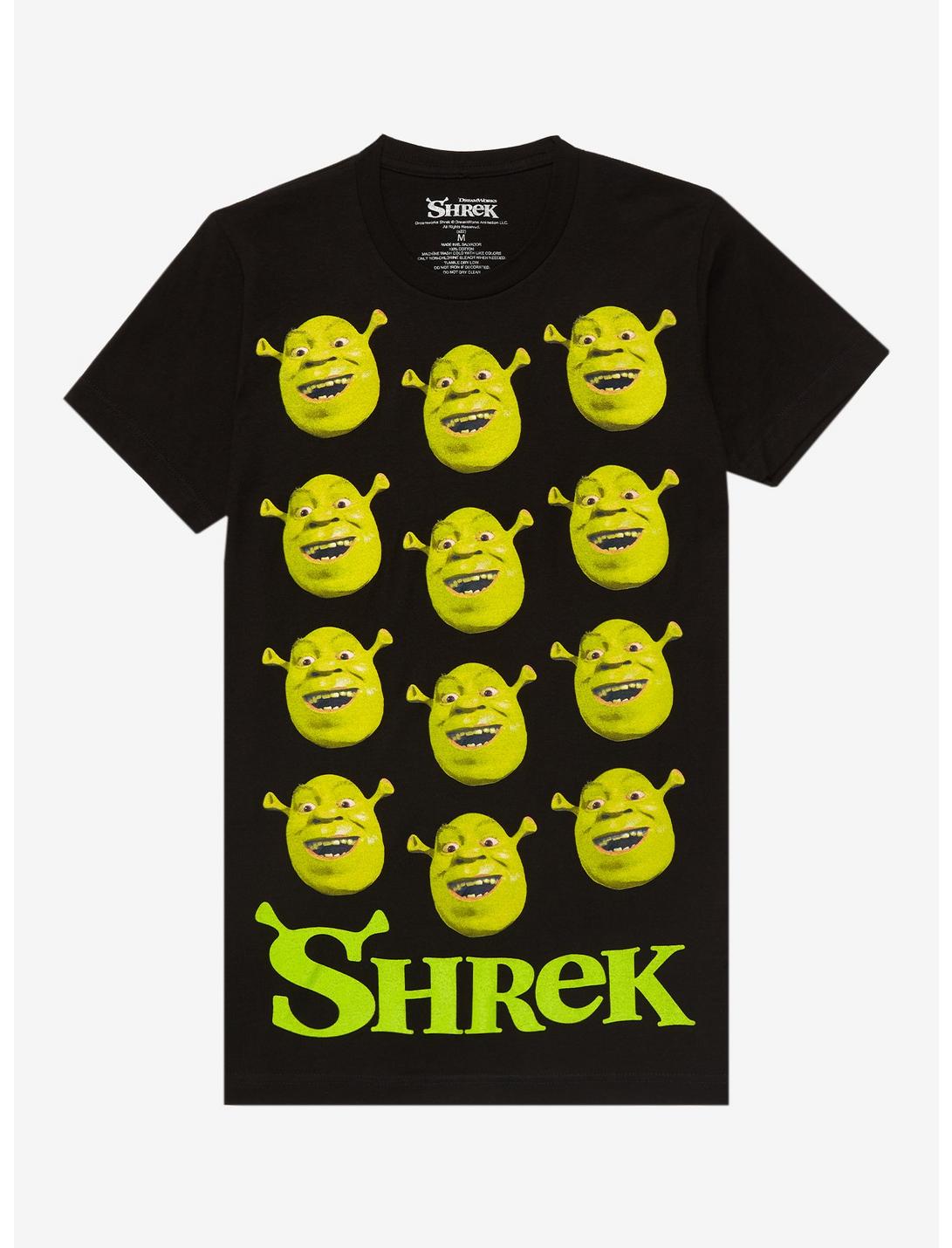 Shrek Heads T-Shirt, BLACK, hi-res